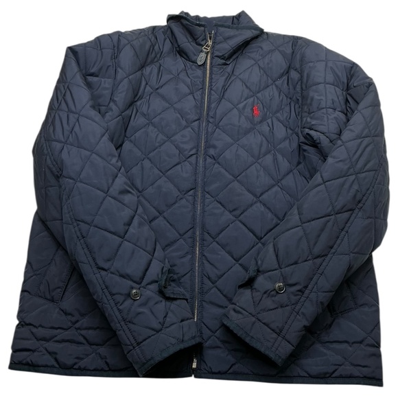 Ralph Lauren Navy Quilted Jacket - Picture 3 of 16